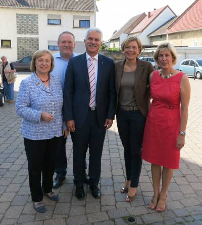 Maria Bhmer, Johannes Zehfuss, Peter Christ, Julia Klckner und Gabriele Christ
