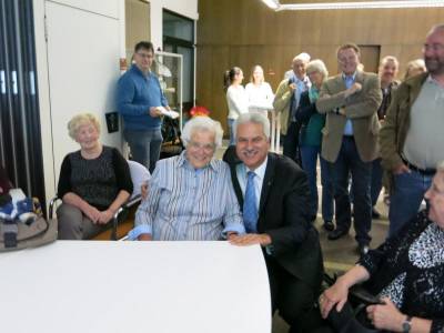 Peter Christ mit seiner Mutter!