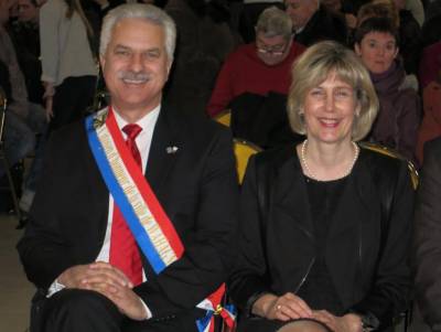 Brgermeister Peter Christ und seine Frau Gabriele 