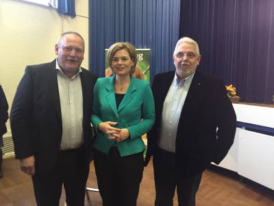 Johannes Zehfu, Julia Klckner und Reinhard Oelbermann